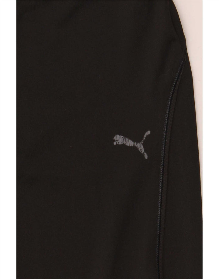 Puma Pantalon de survêtement évasé pour femme UK 12 Medium Noir Polyester