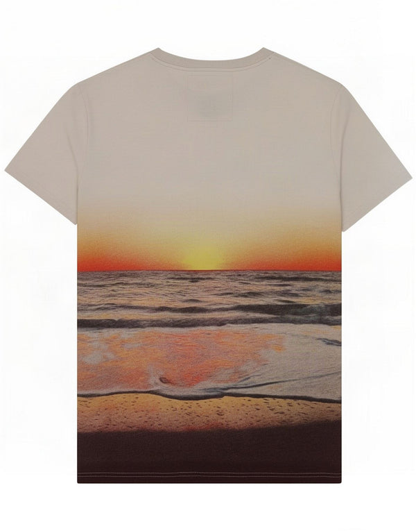 Superdry T-shirt graphique pour hommes Top Medium White Cotton Beach