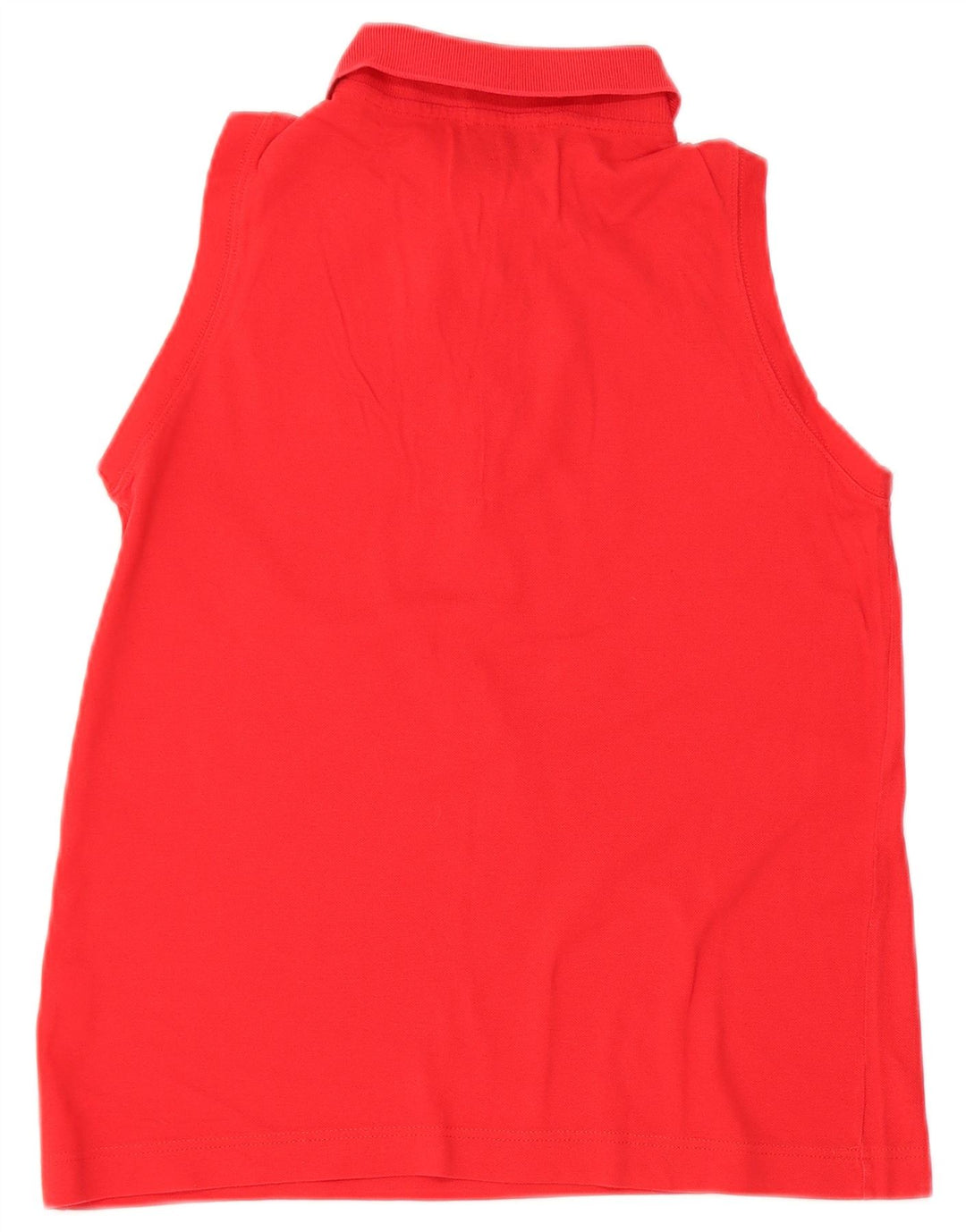 SERGIO TACCHINI Polo sans manches pour femme UK 10 Petit Rouge