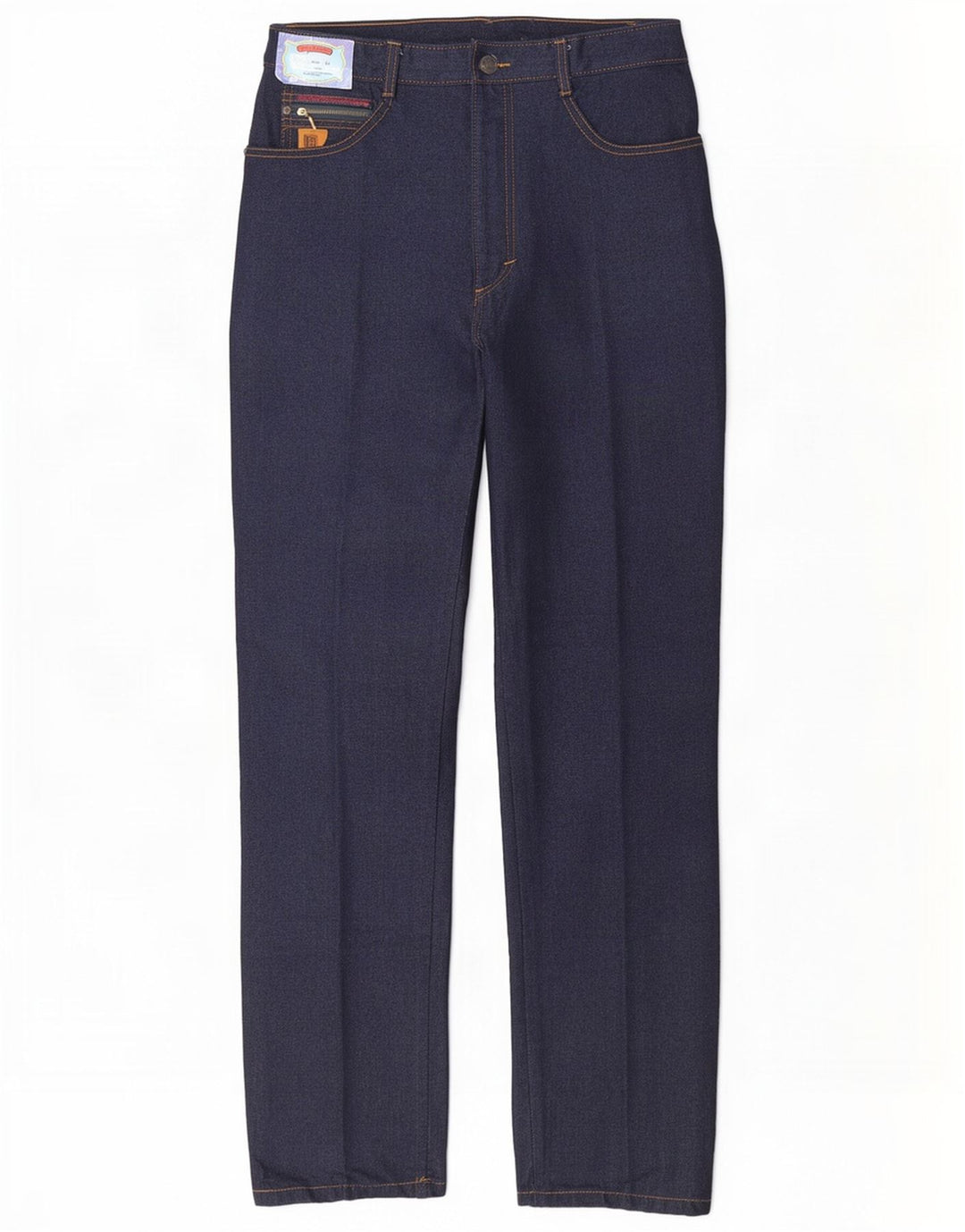 Pierre Balmain Jean droit homme W34 L34 bleu marine coton