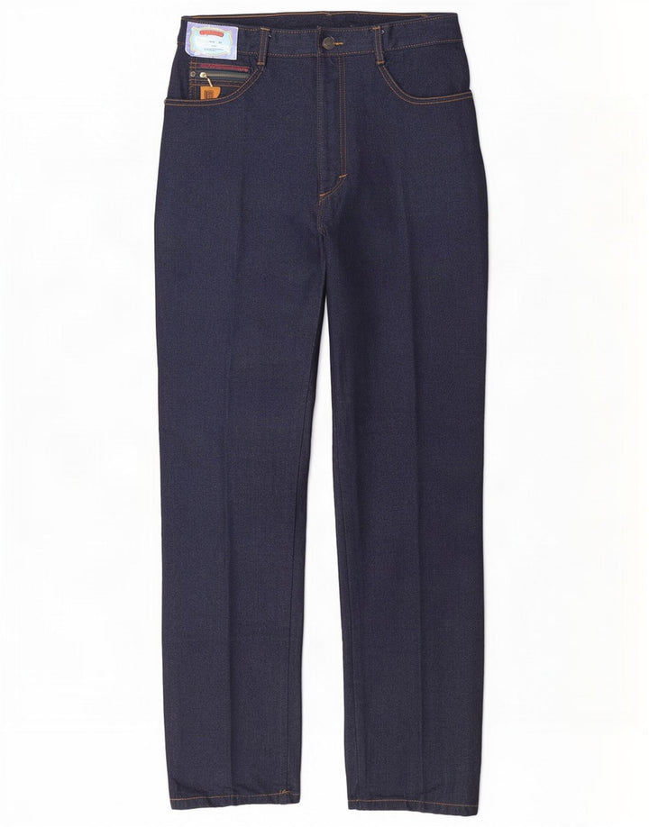 Pierre Balmain Jean droit homme W34 L34 bleu marine coton