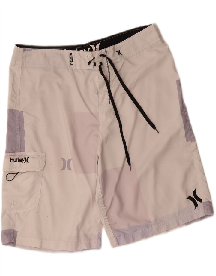 HURLEY Short de Bain Graphique Homme XL Rose Colourblock