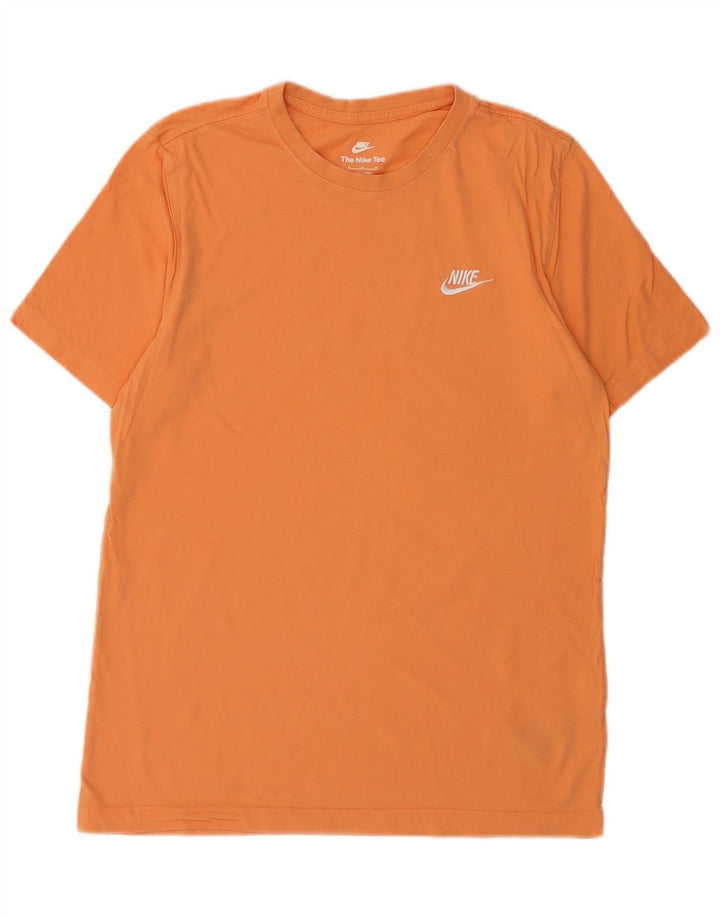 Nike T-shirt pour homme en coton orange moyen
