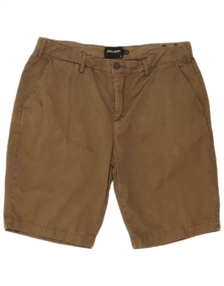Lyle & Scott Short Chino Homme W36 Grand Kaki Coton