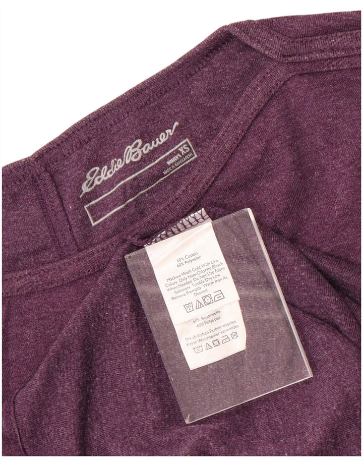 EDDIE BAUER Débardeur Femme UK 6 XS Violet Coton