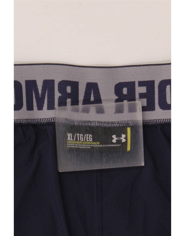 Under Armour Short de Sport Graphique XL Homme Bleu Marine
