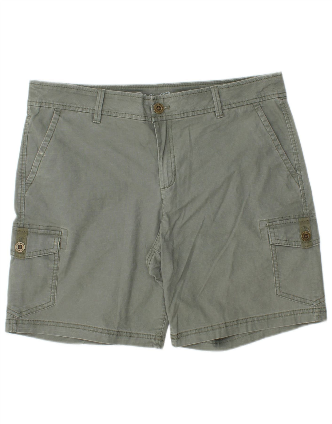 Eddie Bauer Short cargo pour femme US 12 Large W36 Coton kaki