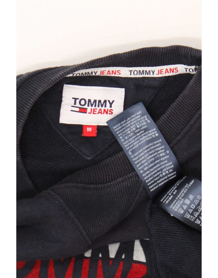 Tommy Hilfiger Sweat-shirt graphique pour homme en coton bleu marine moyen