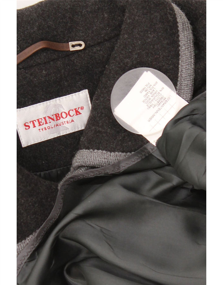 Steinbock Manteau Cape Femme Taille Unique Laine Vierge Noire