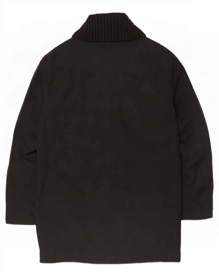 Hugo Boss Manteau Homme UK 42 XL Noir Polyester