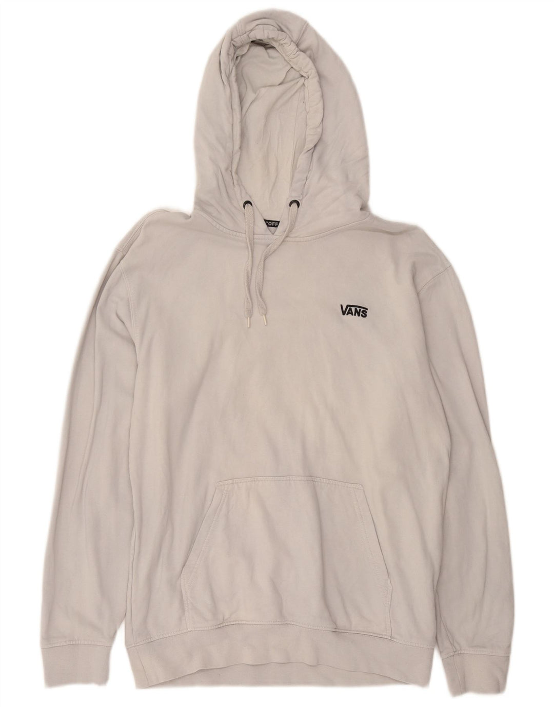 Vans Pull à capuche en coton gris moyen pour homme