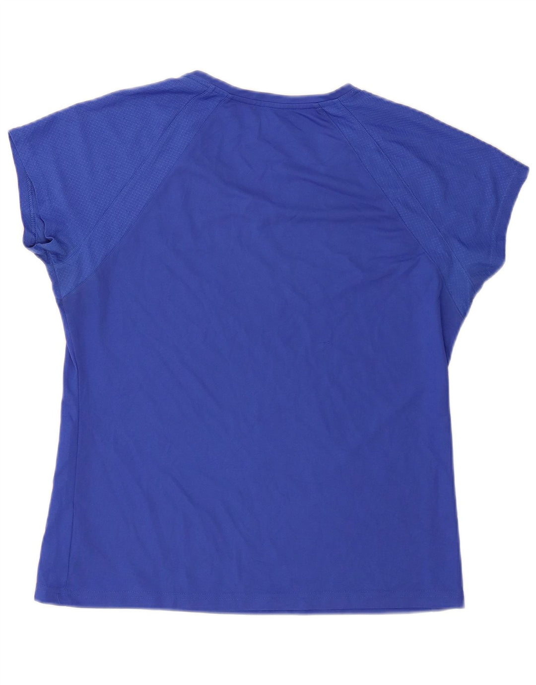 Reebok T-Shirt Femme UK 16 Large Bleu Polyester