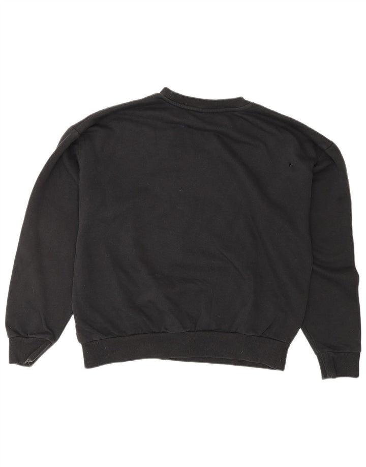 PUMA Sweat-shirt graphique pour femme UK 44 en coton noir moyen