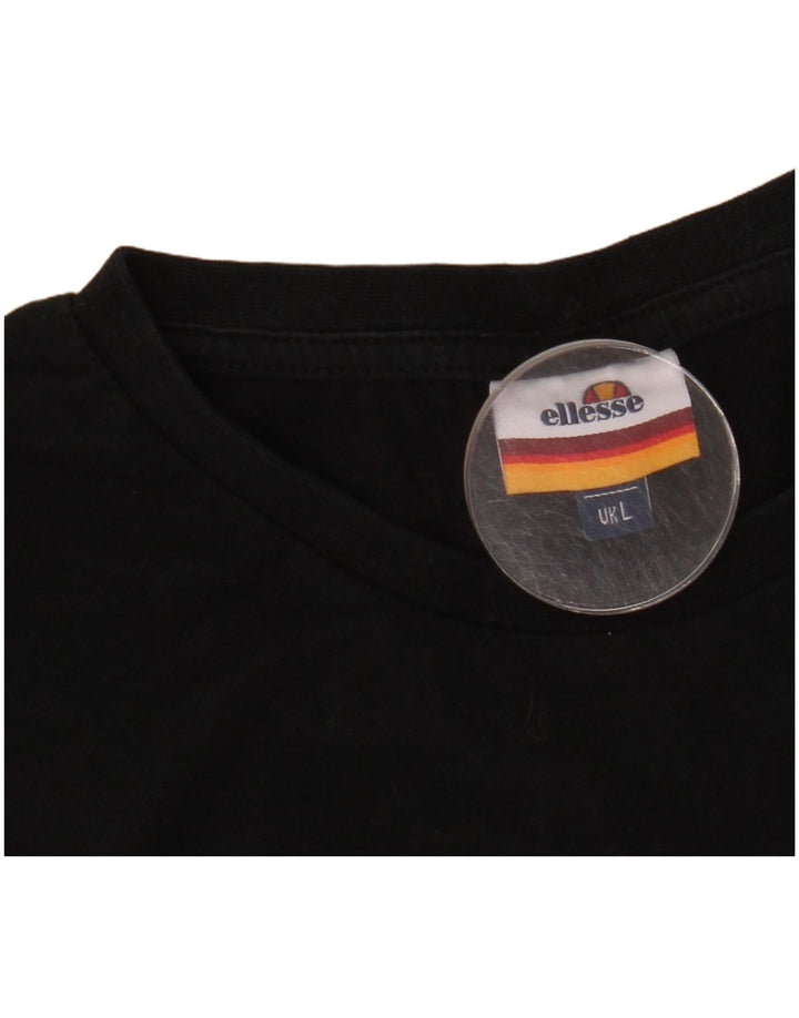 Ellesse T-Shirt Homme Haut Large Noir