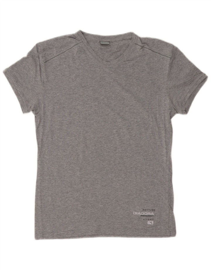 Diadora T-Shirt Homme Petit Gris Coton