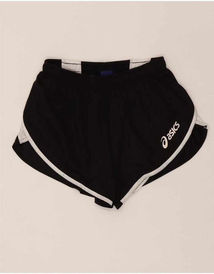 ASICS Short de bain pour femme UK 14 Large Noir Colorblock Polyester