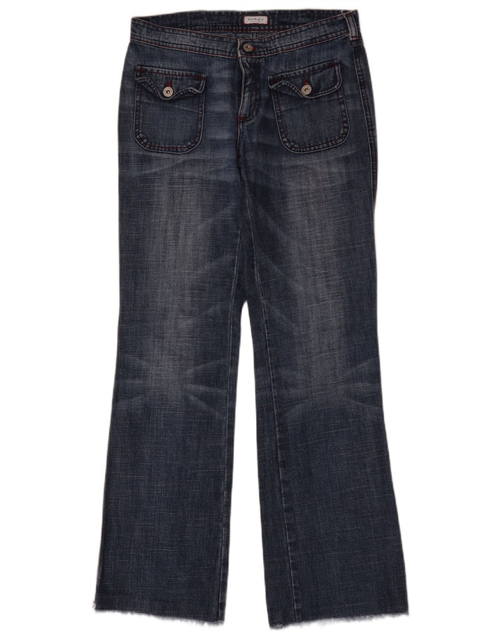 Max & Co. Jean évasé pour femme IT 42 Medium W30 L32 Bleu Coton