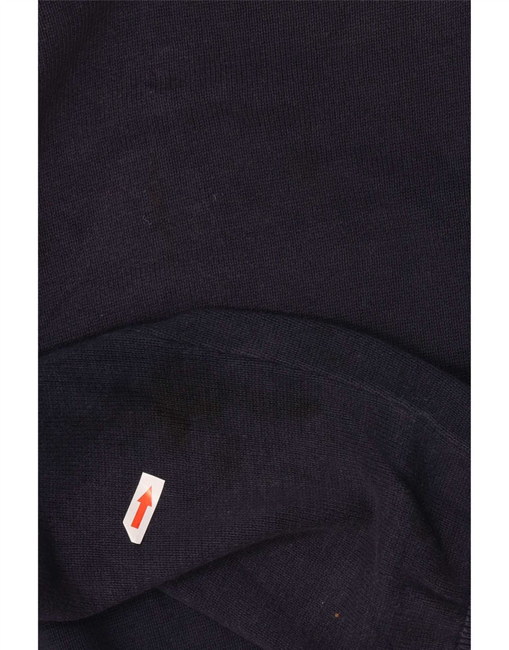 Marks & Spencer Pull col V pour homme en coton bleu marine Taille L