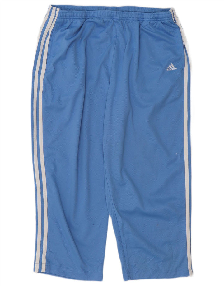 ADIDAS Pantalon de survêtement Capri pour femme UK 18 XL Bleu Polyester