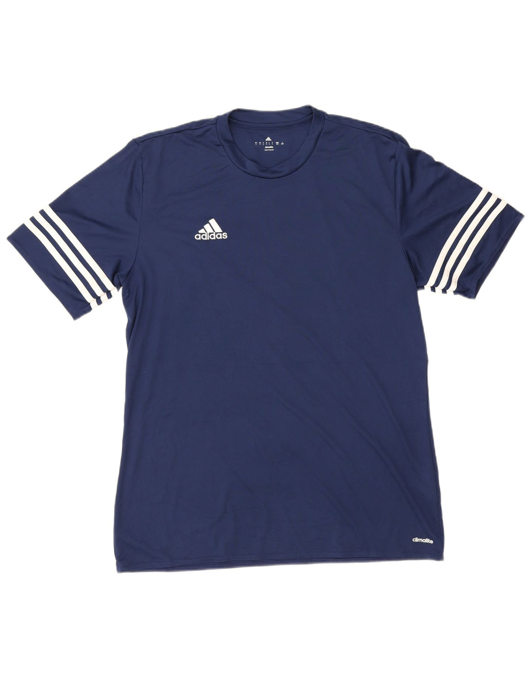 Adidas Hommes Climalite T-Shirt Haut Grand Bleu Marine Polyester
