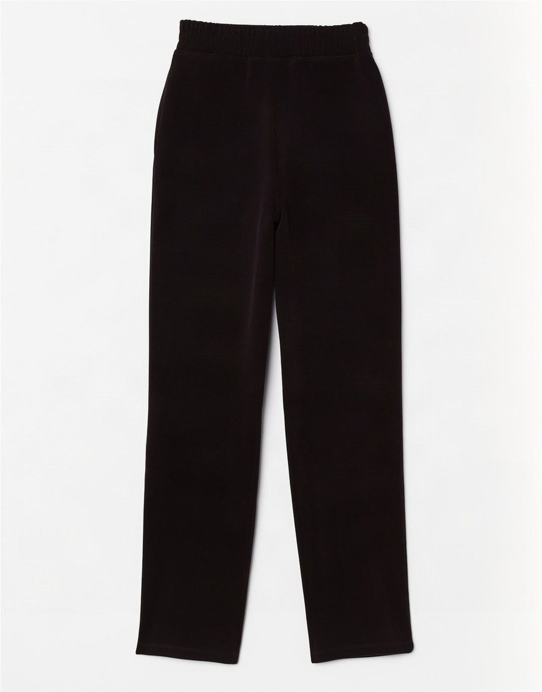 Guess Pantalon de survêtement en velours pour femme UK 10 Small Noir Polyester