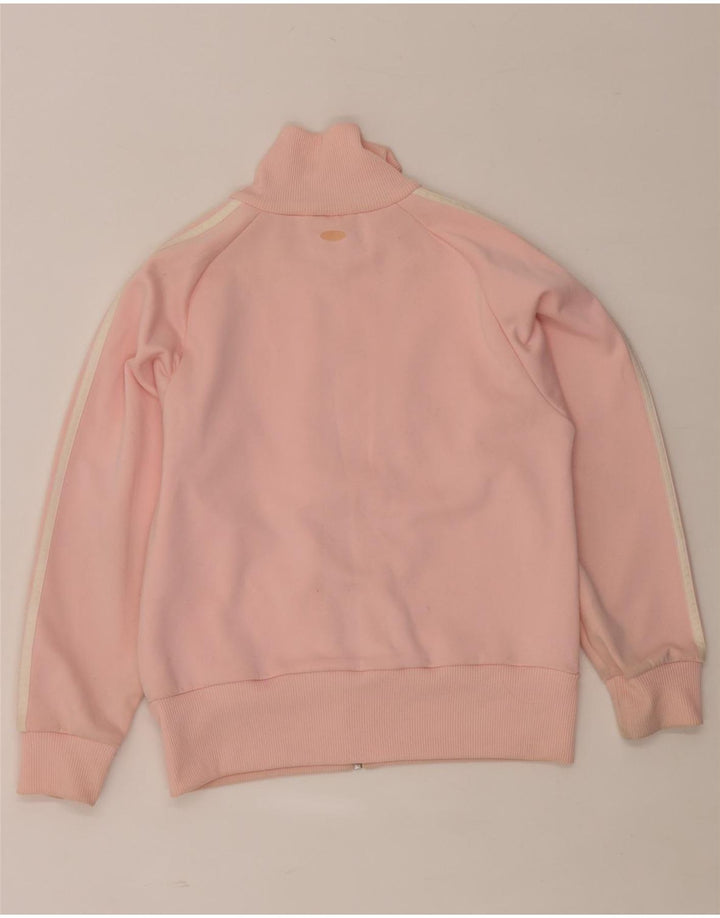 Adidas Veste de survêtement pour femme UK 10 Petit Rose Colorblock Polyester