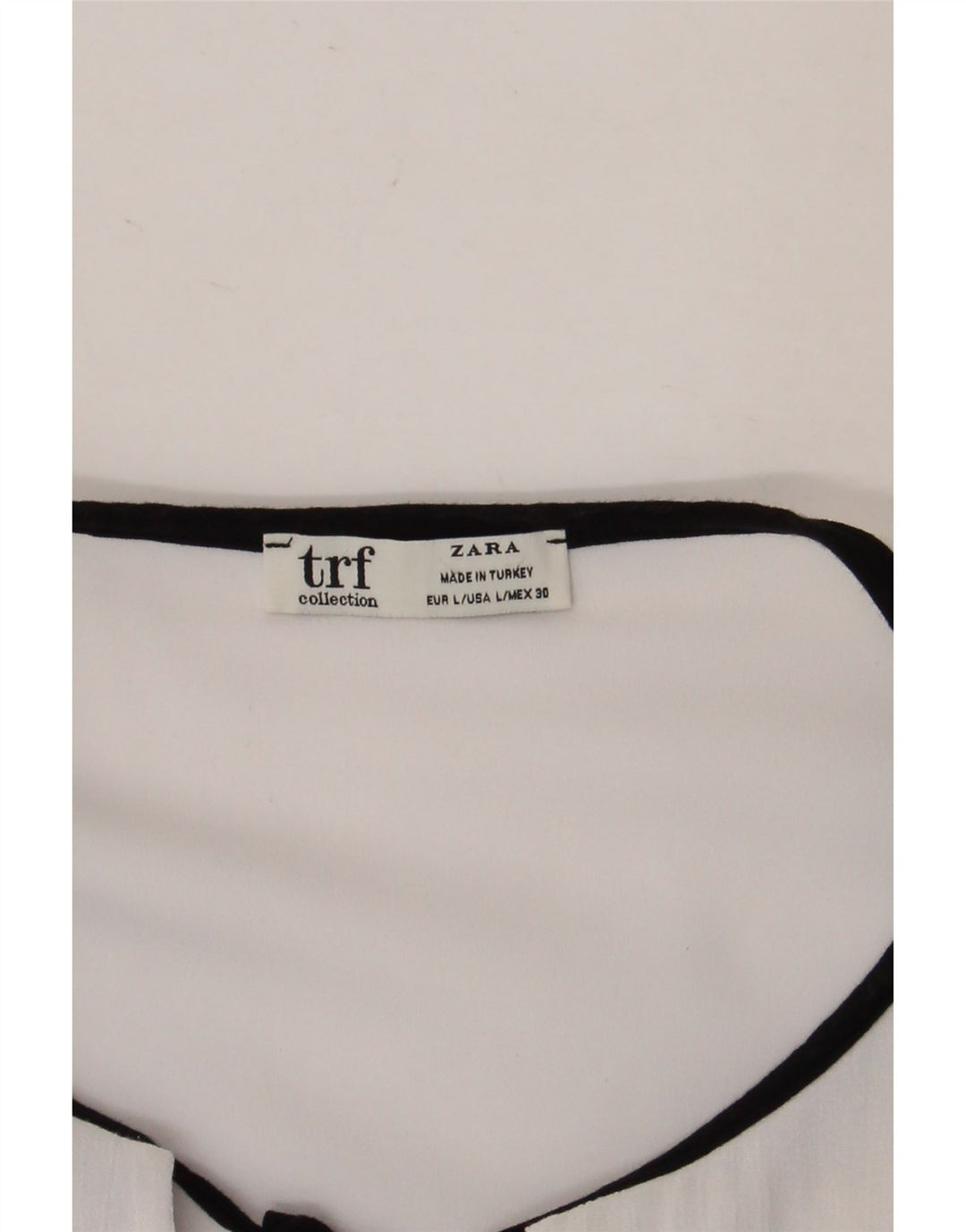 Zara Chemisier Femme UK 16 Large Blanc