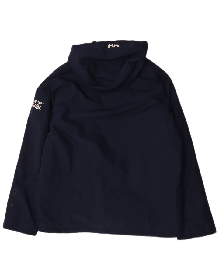 Helly Hansen Veste coupe-vent à capuche pour homme UK 42 XL Bleu marine Polyester