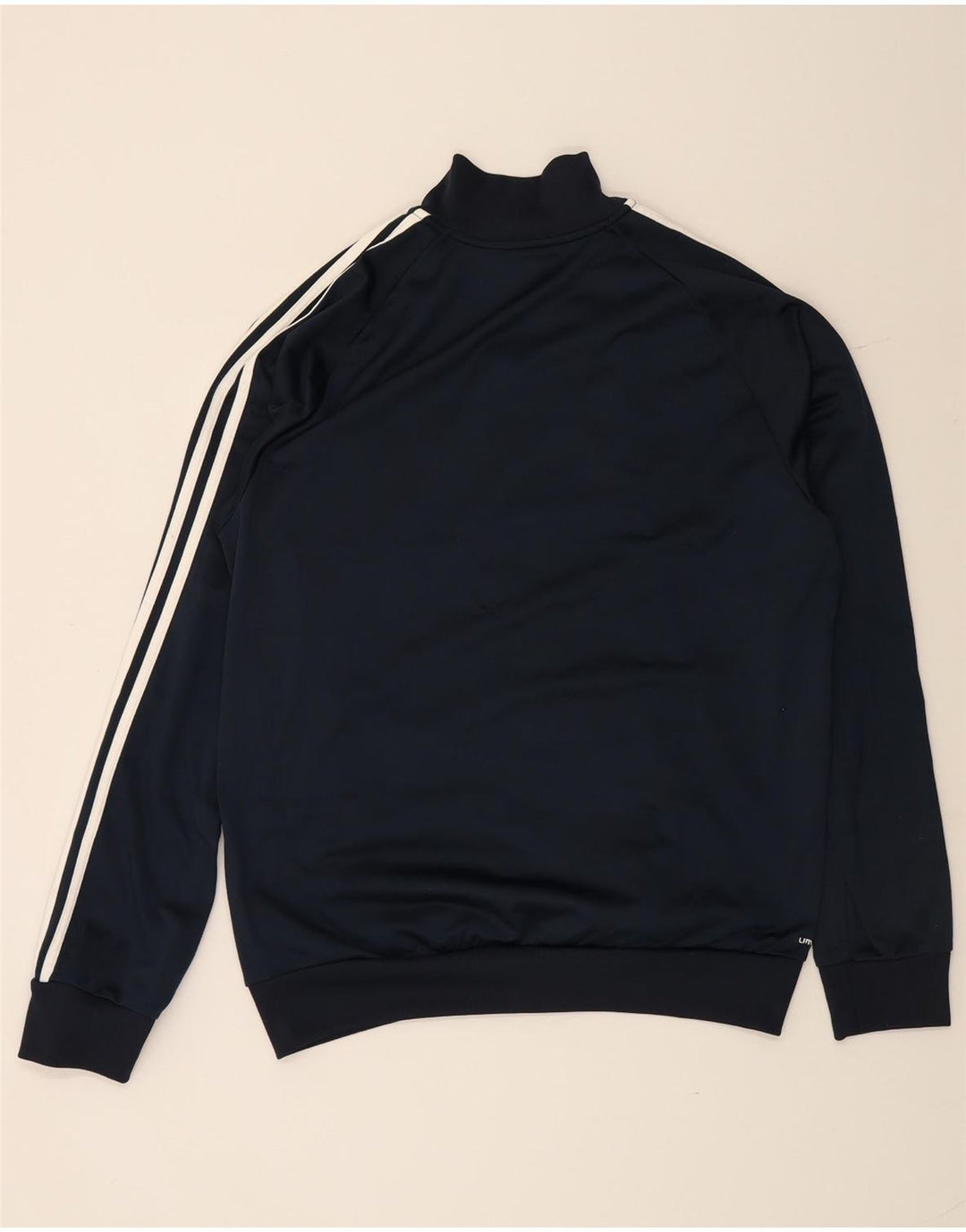 ADIDAS Hommes Climalite Survêtement Top Veste XL Bleu Marine Polyester