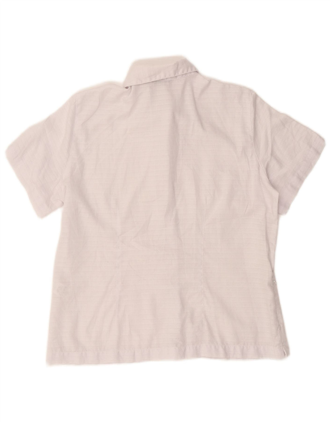 Rohan Chemisier à manches courtes pour femme UK 44 en polyester à carreaux blancs moyens