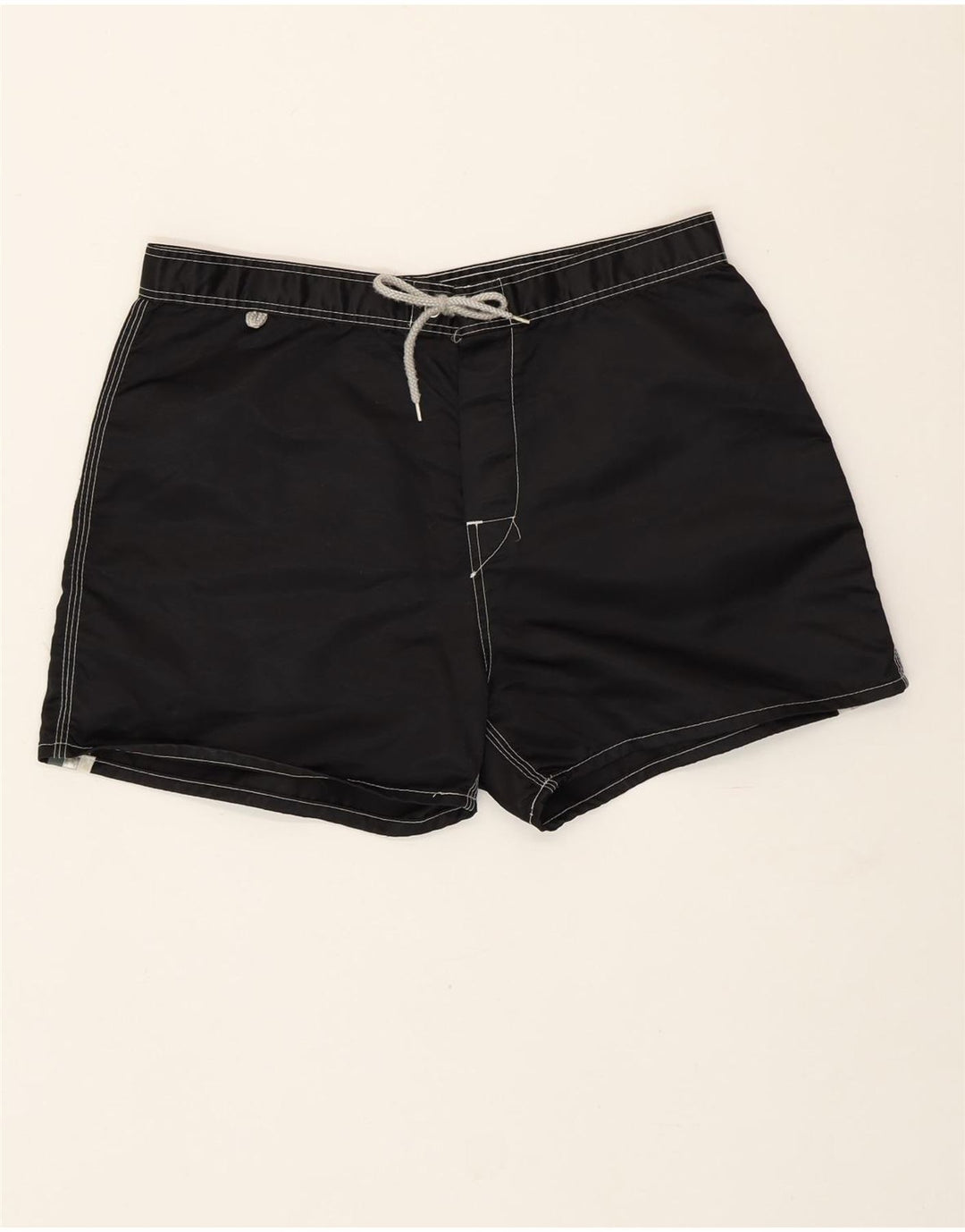 Sundek Short de bain homme moyen noir rayé plage