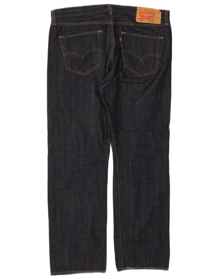 Levi's Jean Droit 501 Homme Bleu Marine W36 L30 Coton