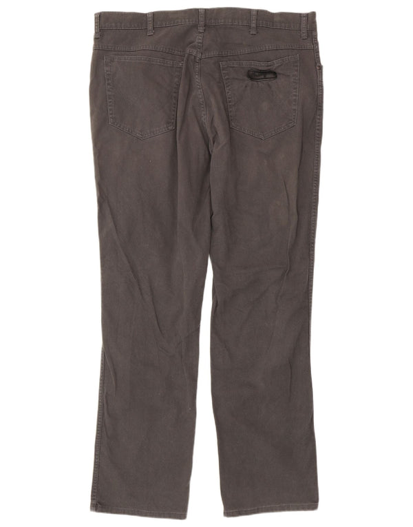 Wrangler Pantalon décontracté droit Texas Stretch pour homme W40 L34 Gris Coton