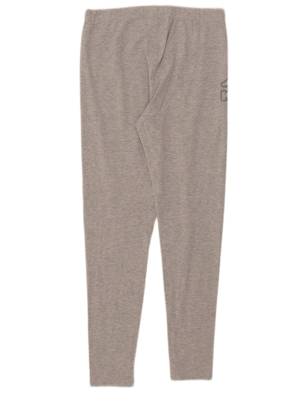 Kappa Leggings graphiques pour femmes UK 12 coton moucheté gris moyen