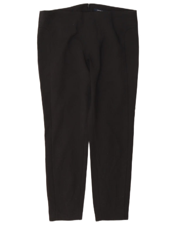 French Connection Pantalon décontracté fuselé pour femme UK 12 Medium W34 L27 Noir