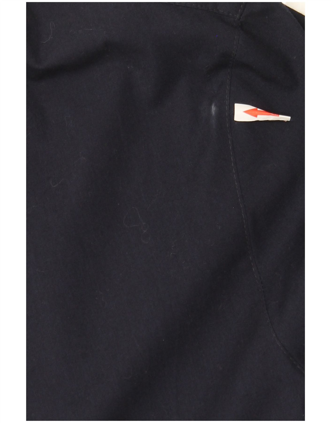 vintage Femmes Surdimensionné Réversible Pardessus UK 18 XL Bleu Marine