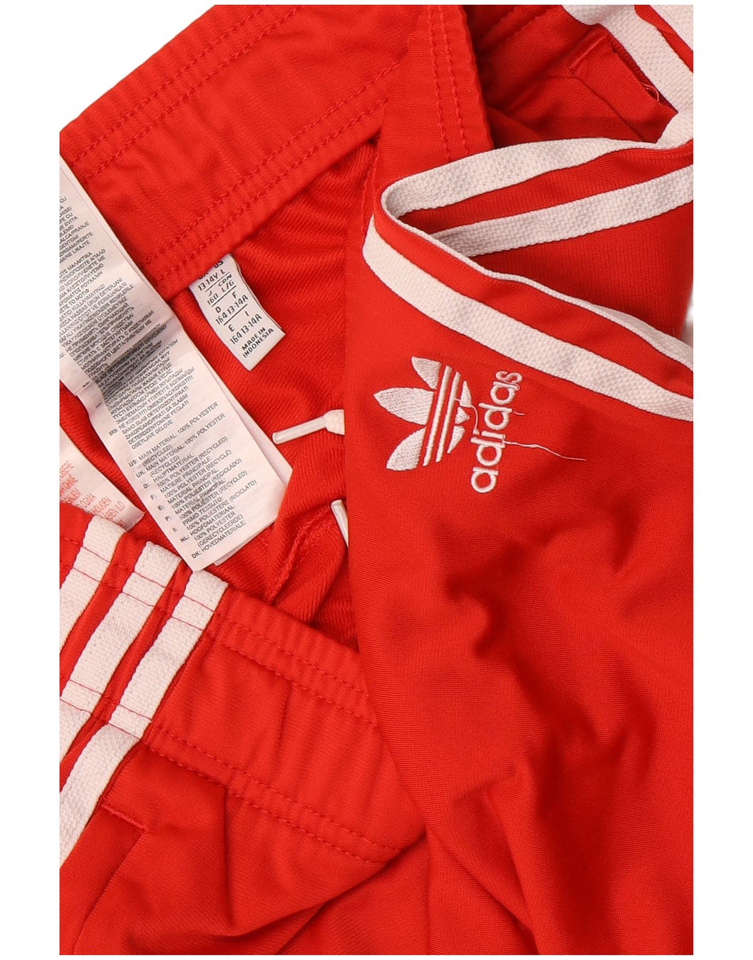 Adidas Pantalon de Survêtement Garçon Joggers 13-14 ans Rouge Polyester