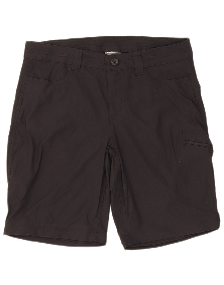 Eddie Bauer Short de randonnée pour femme US 8 Medium W30 Nylon noir