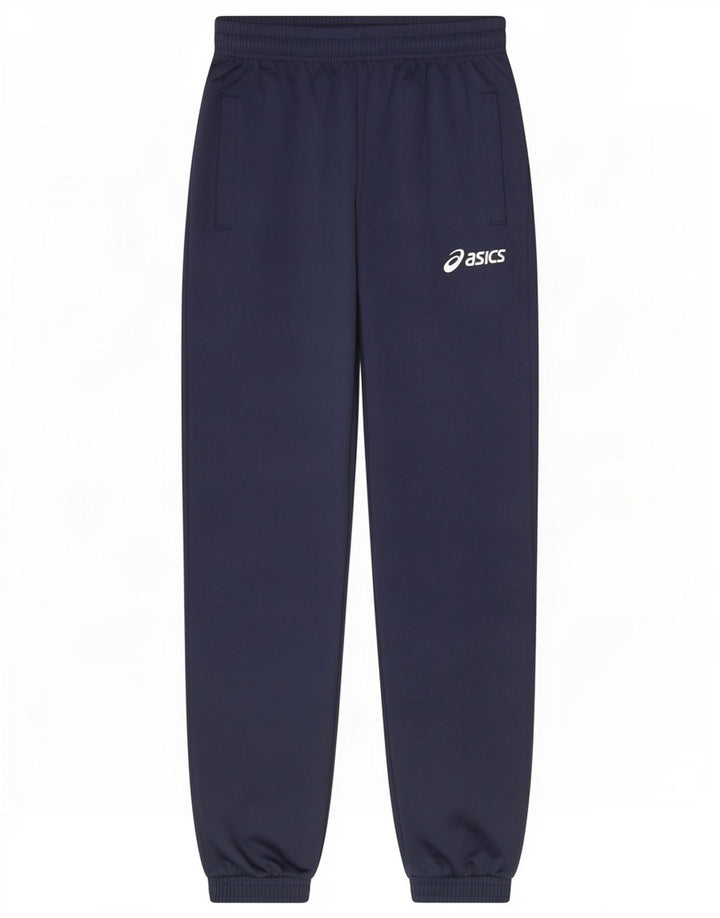 Asics Pantalon de survêtement homme Joggers petit bleu marine polyester