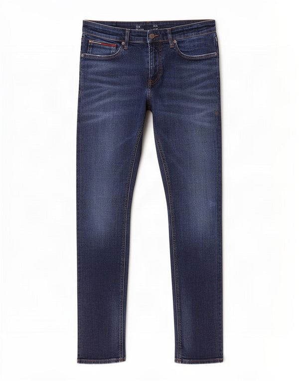 Tommy Hilfiger Jean Slim Scanton Homme W32 L32 Bleu Coton