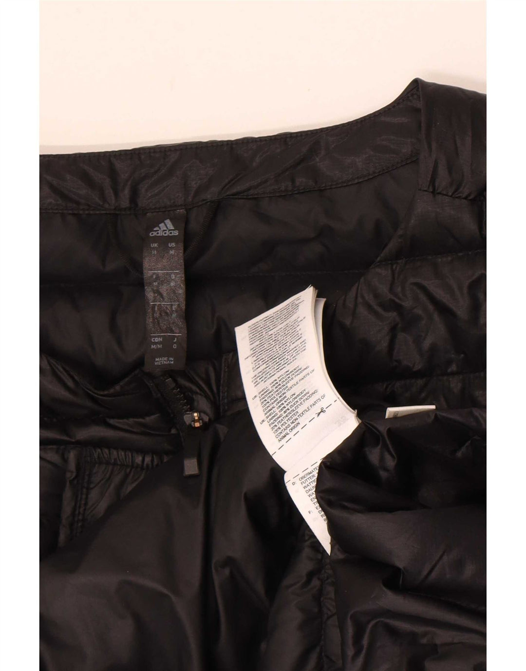 Adidas Veste rembourrée pour homme UK 38 Medium Noir Nylon