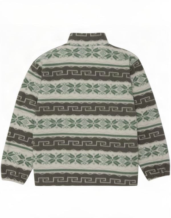 Veste polaire homme vintage UK 42 XL Gris Fair Isle