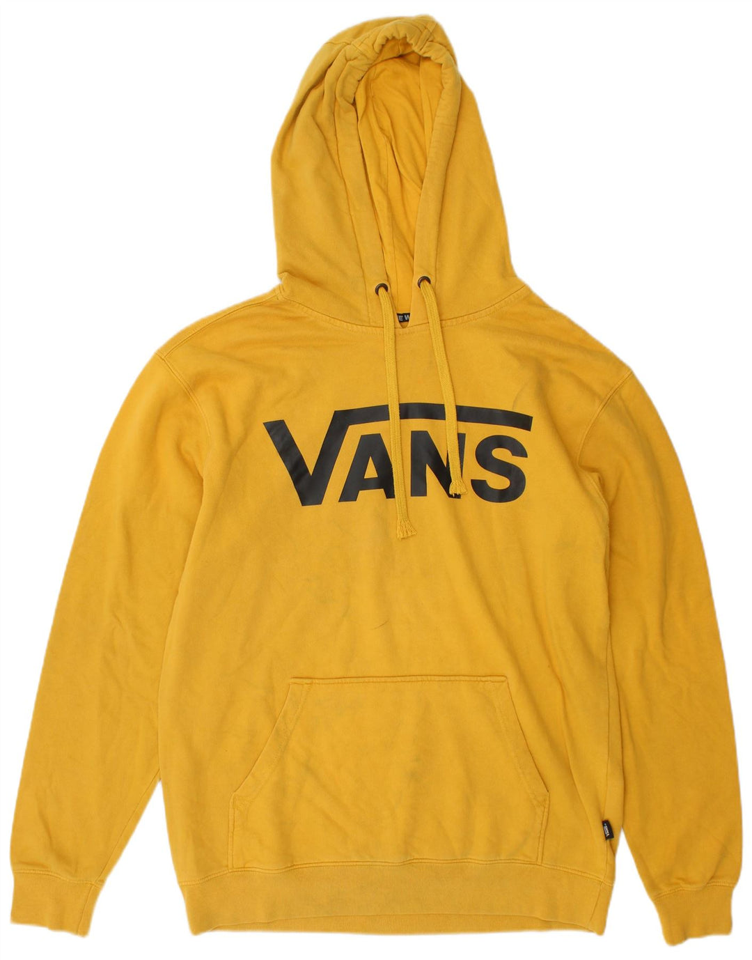 Vans Pull à capuche graphique en coton jaune moyen homme