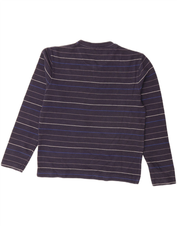 MARKS & SPENCER Pull col V pour homme UK 38/40 Bleu marine moyen