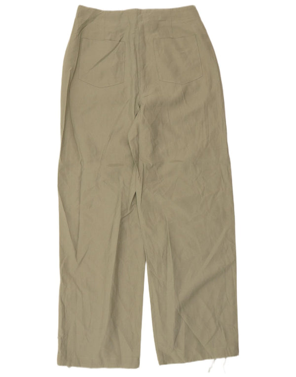 Marks & Spencer Pantalon chino droit pour femme UK 10 Small W30 L31 Kaki