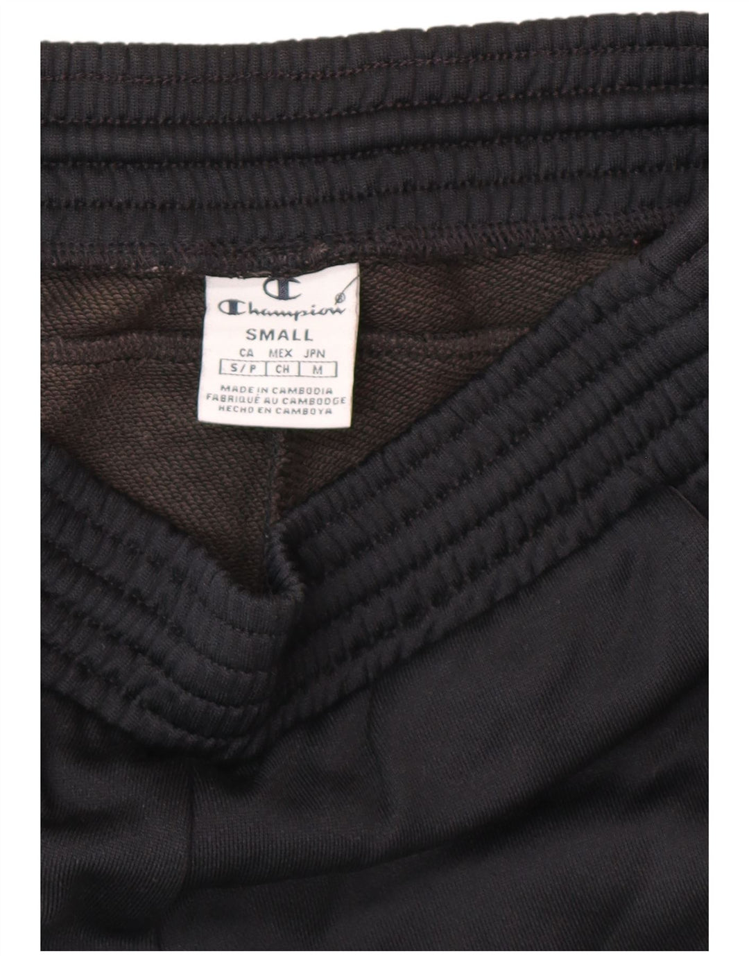 Champion Short de Sport Graphique Homme Petit Noir