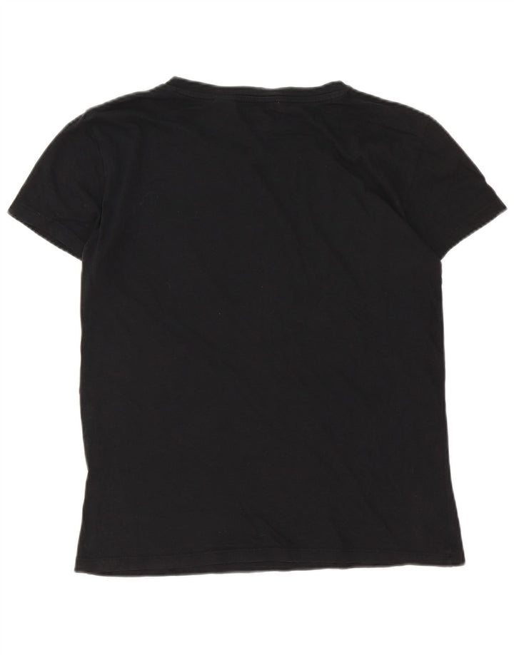 Levi's T-Shirt Graphique Femme UK 12 Noir Moyen