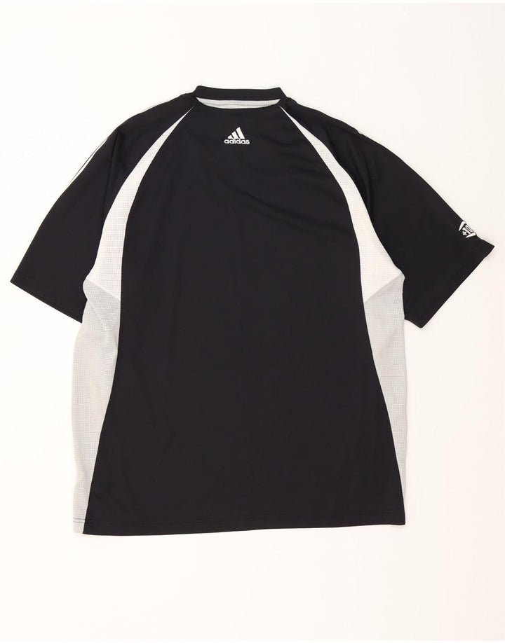 Adidas T-Shirt Homme Haut Large Noir Colourblock Polyester