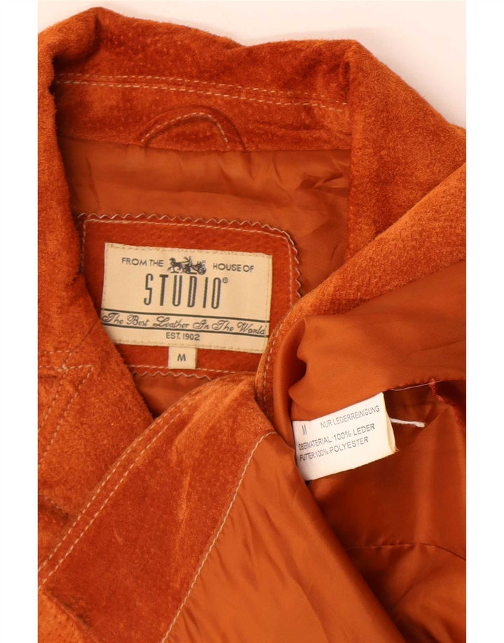 Studio Veste en daim pour femme UK 14 Cuir marron moyen