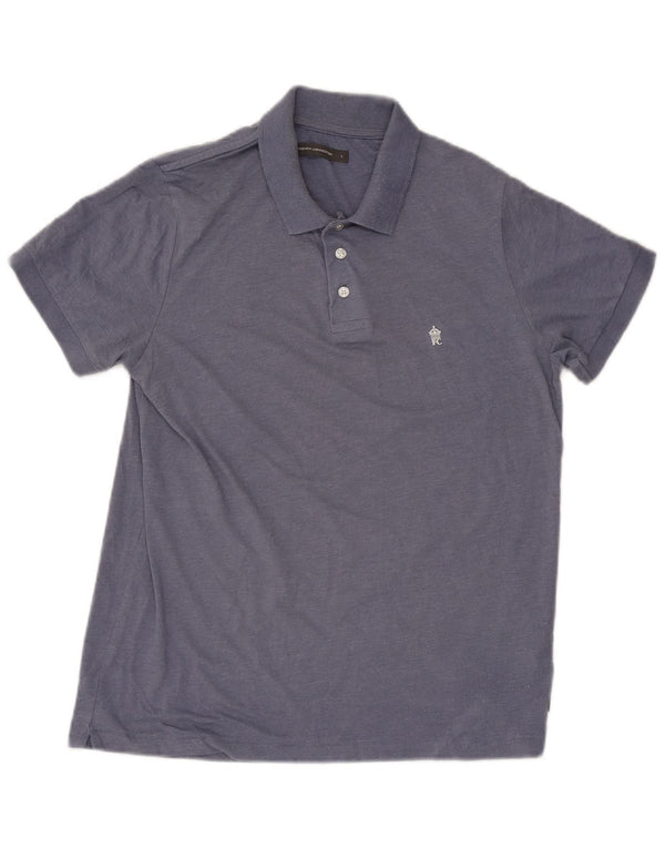 French Connection Polo Homme Grand Bleu Coton